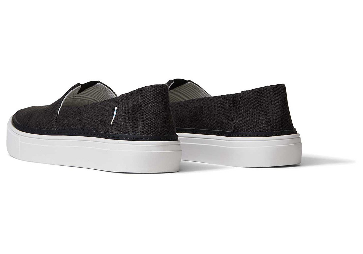 Toms Parker Slip On Black - Womens - 95017-BDKZ